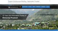 Desktop Screenshot of himachalonline.com