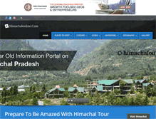 Tablet Screenshot of himachalonline.com